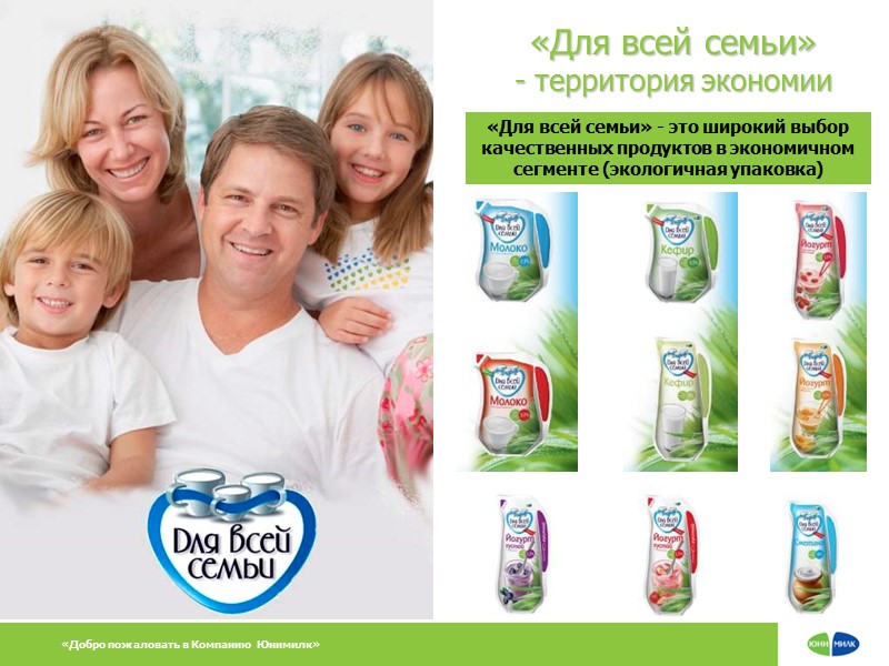 «Для всей семьи»  - территория экономии «Для всей семьи» - это широкий выбор